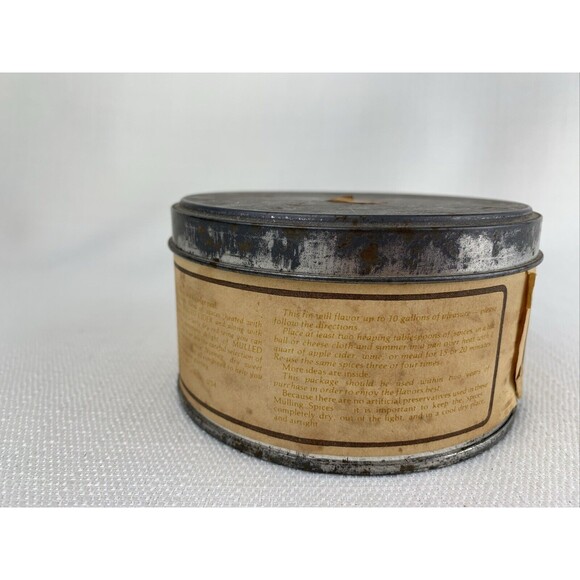 Vintage Good Time Mulling Spices Tin‎ Spice Couple Company - Picture 3 of 11